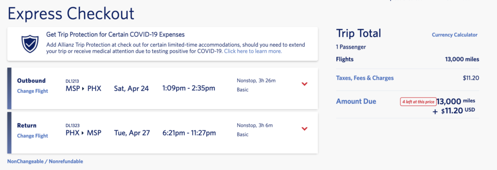 delta pay with miles