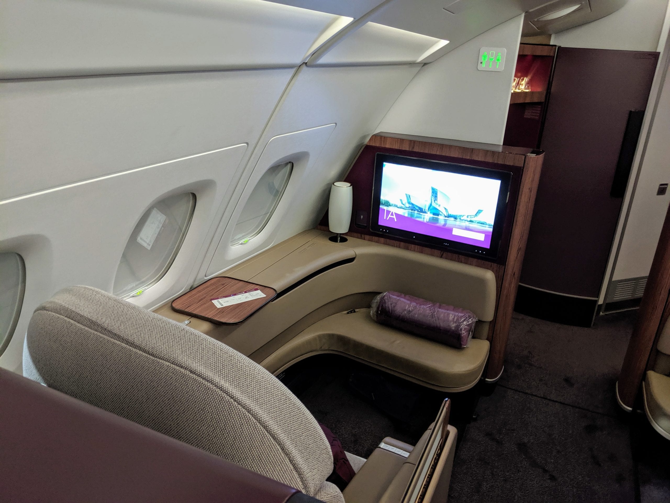 qatar airways first class