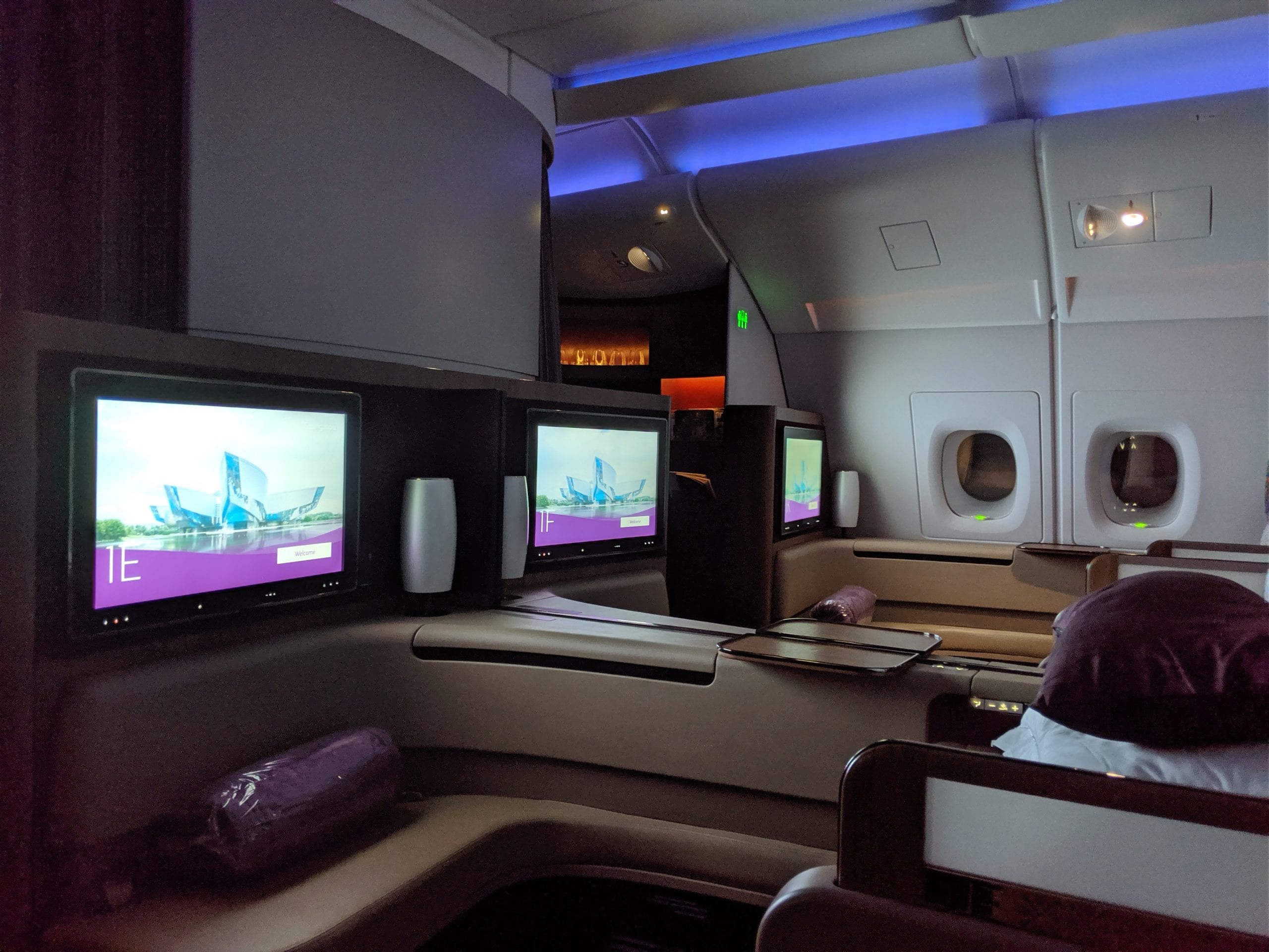 qatar airways first class