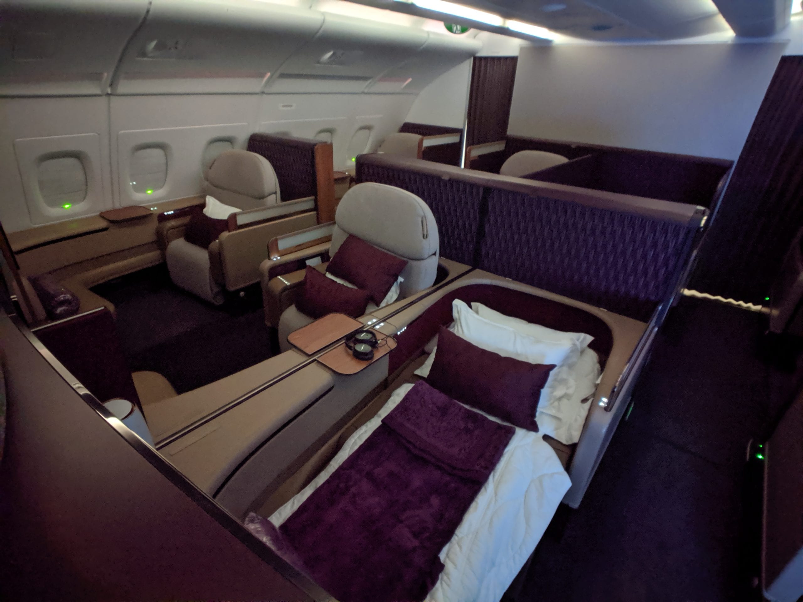 qatar airways first class