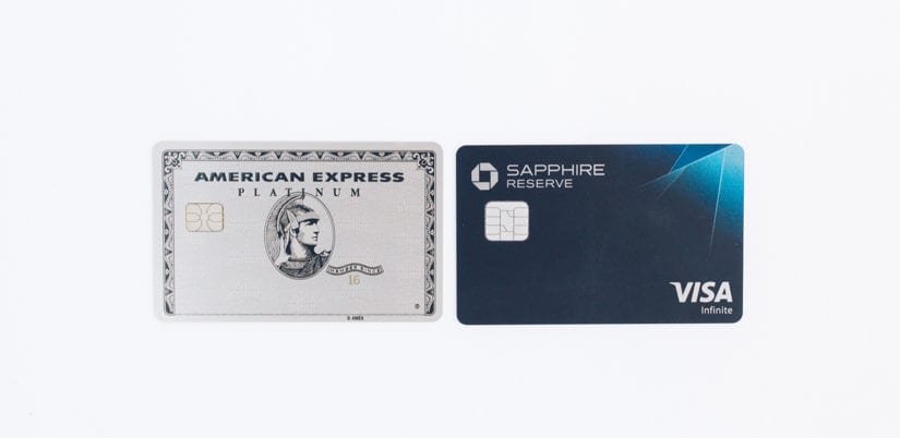 amex platinum and chase sapphire reserve cards