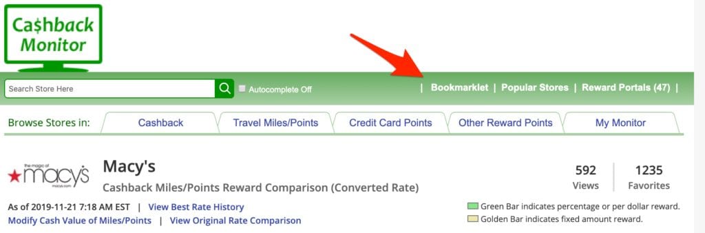 cashback monitor booklet