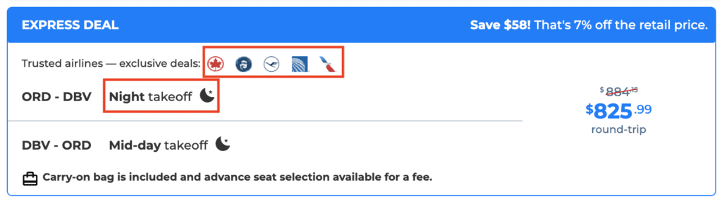 priceline express deals