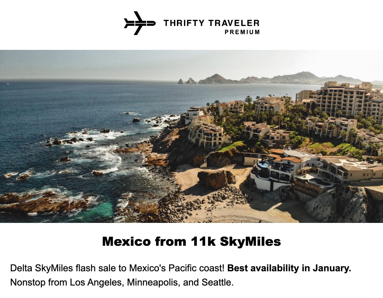 Mexico flight deal