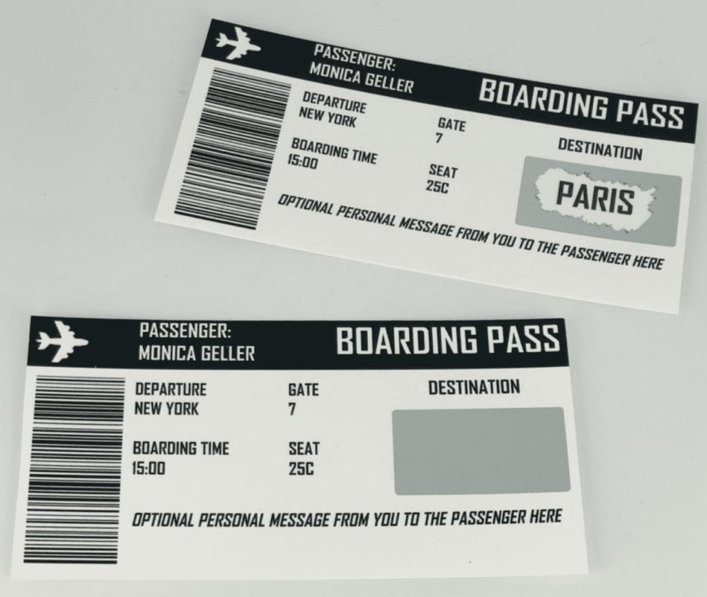 boarding pass