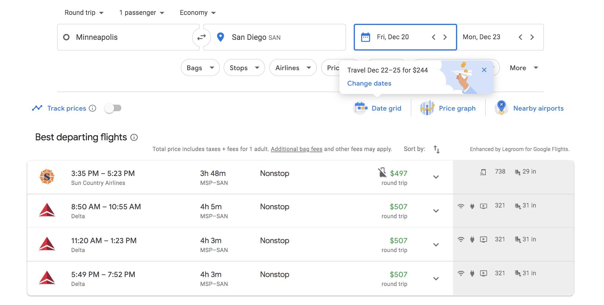 google flights