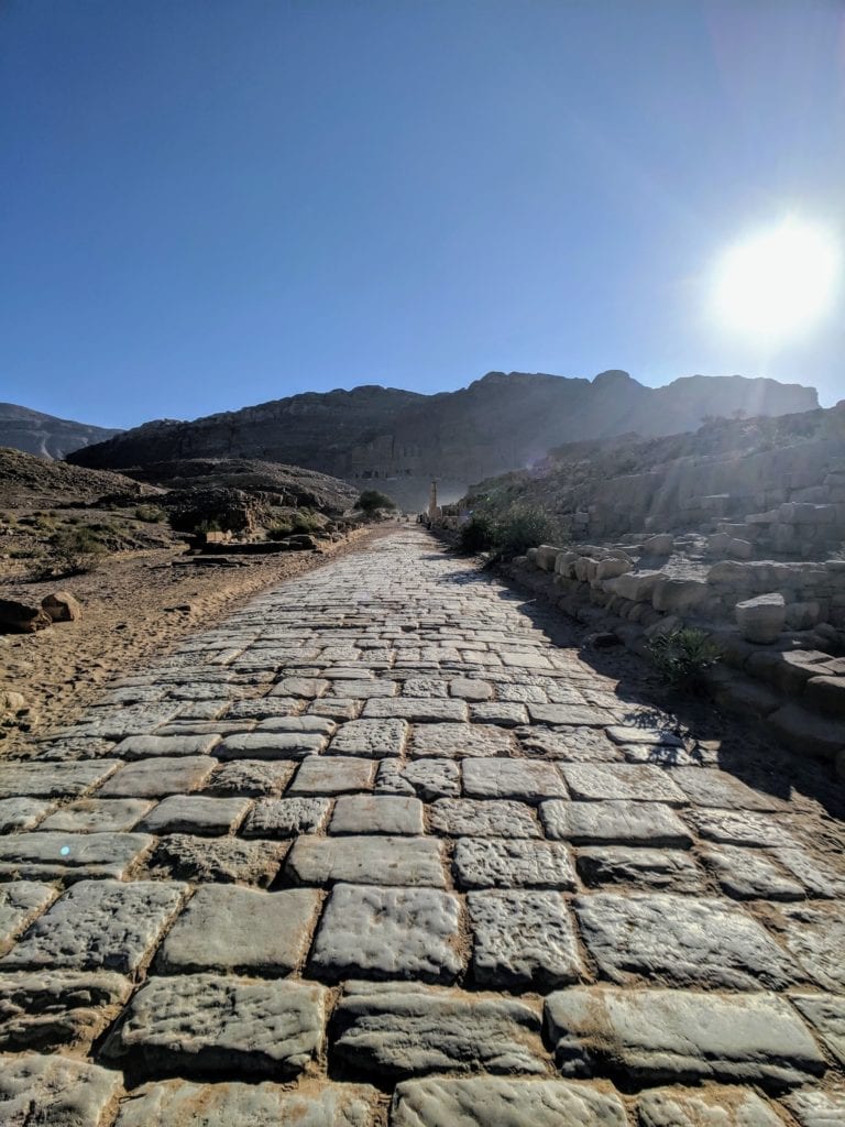 Planning the Perfect Trip to Petra, the Ancient City of Jordan 5 petra cobblestone streets