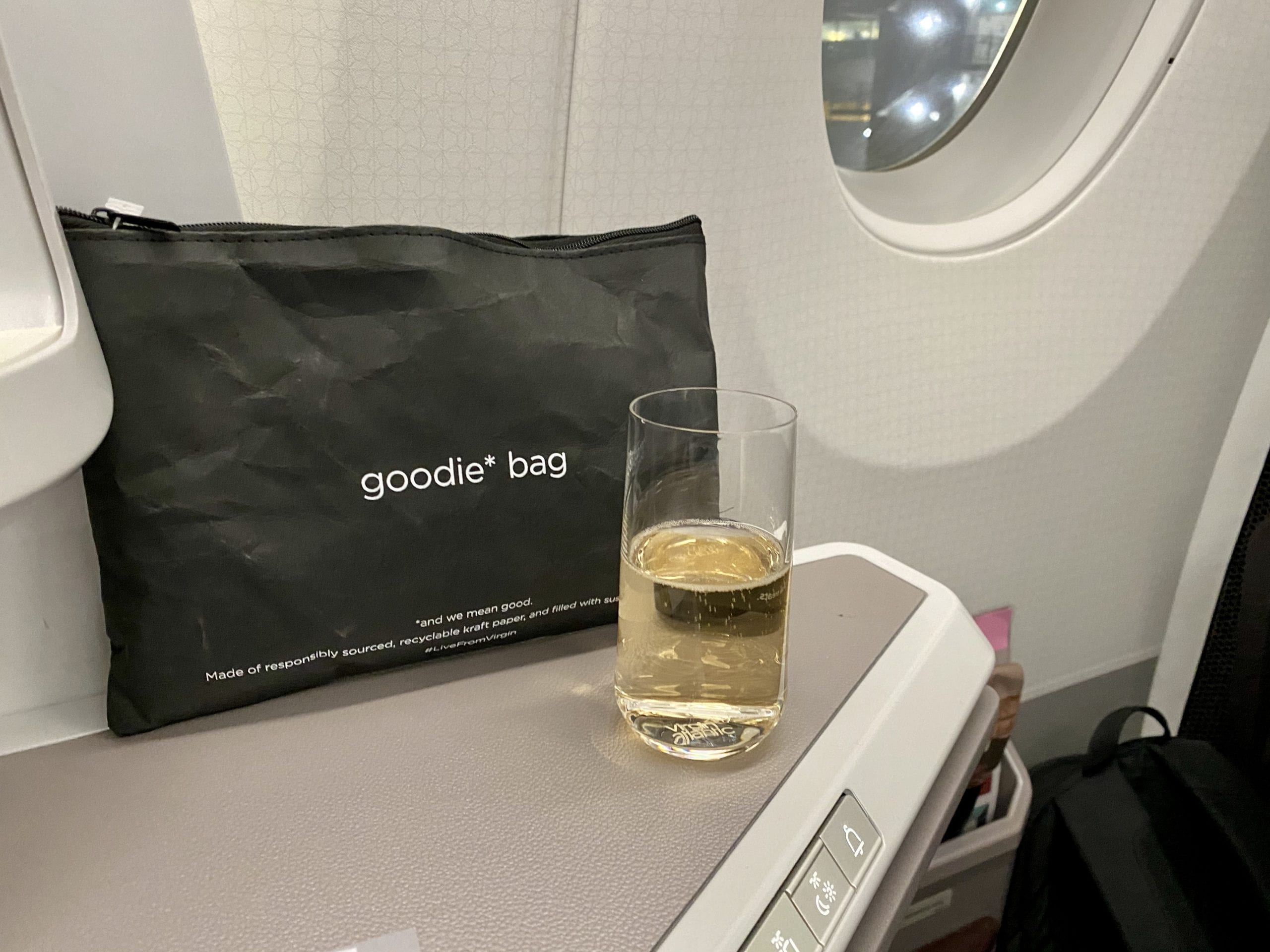virgin atlantic upper class champagne