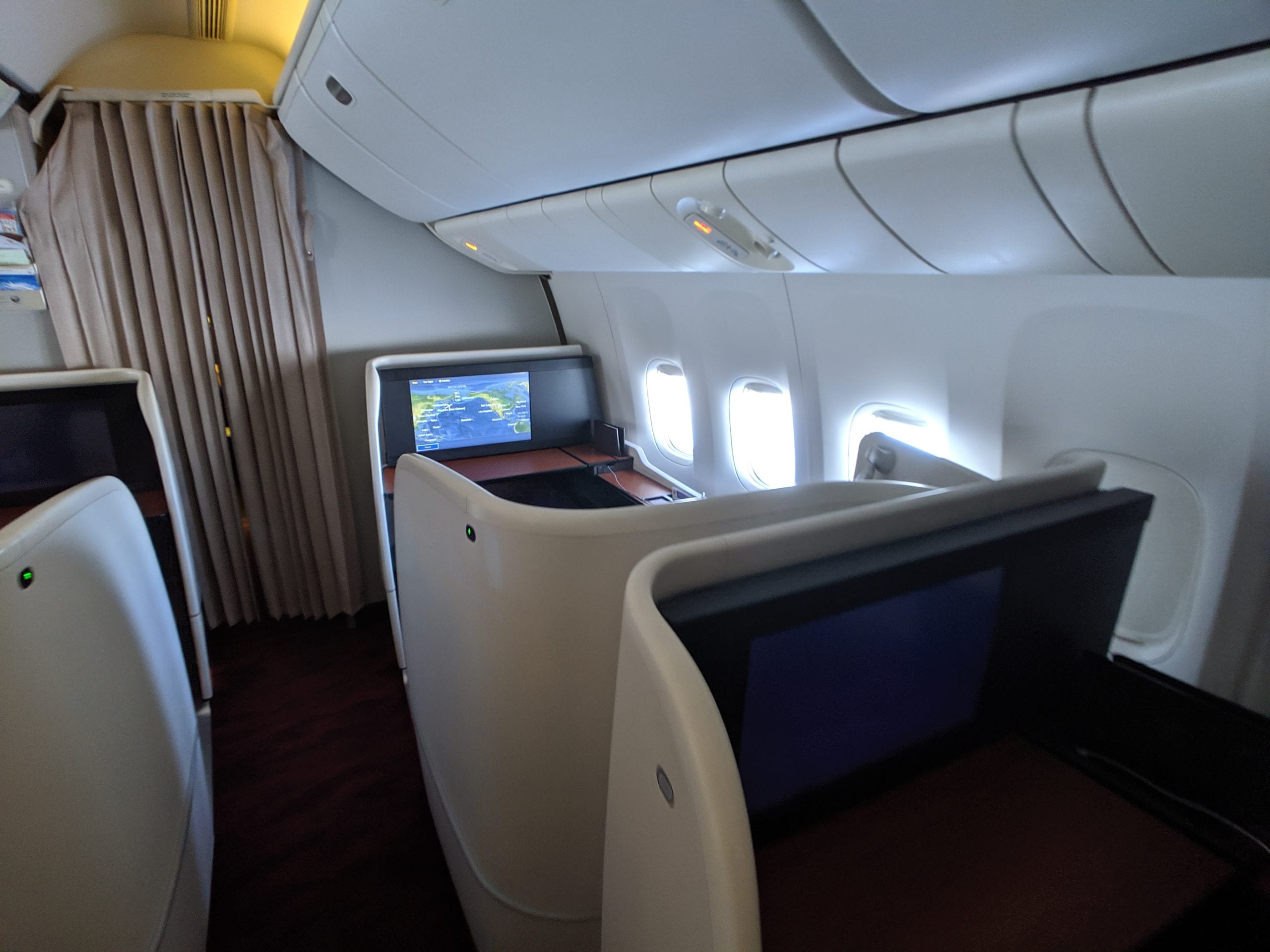 japan airlines first class seat shell