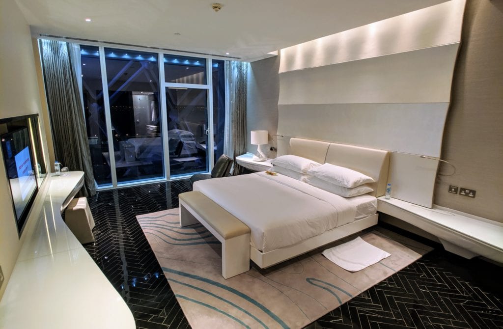 Hotel Review: The New W Abu Dhabi on Yas Island 6 A bedroom with a large window