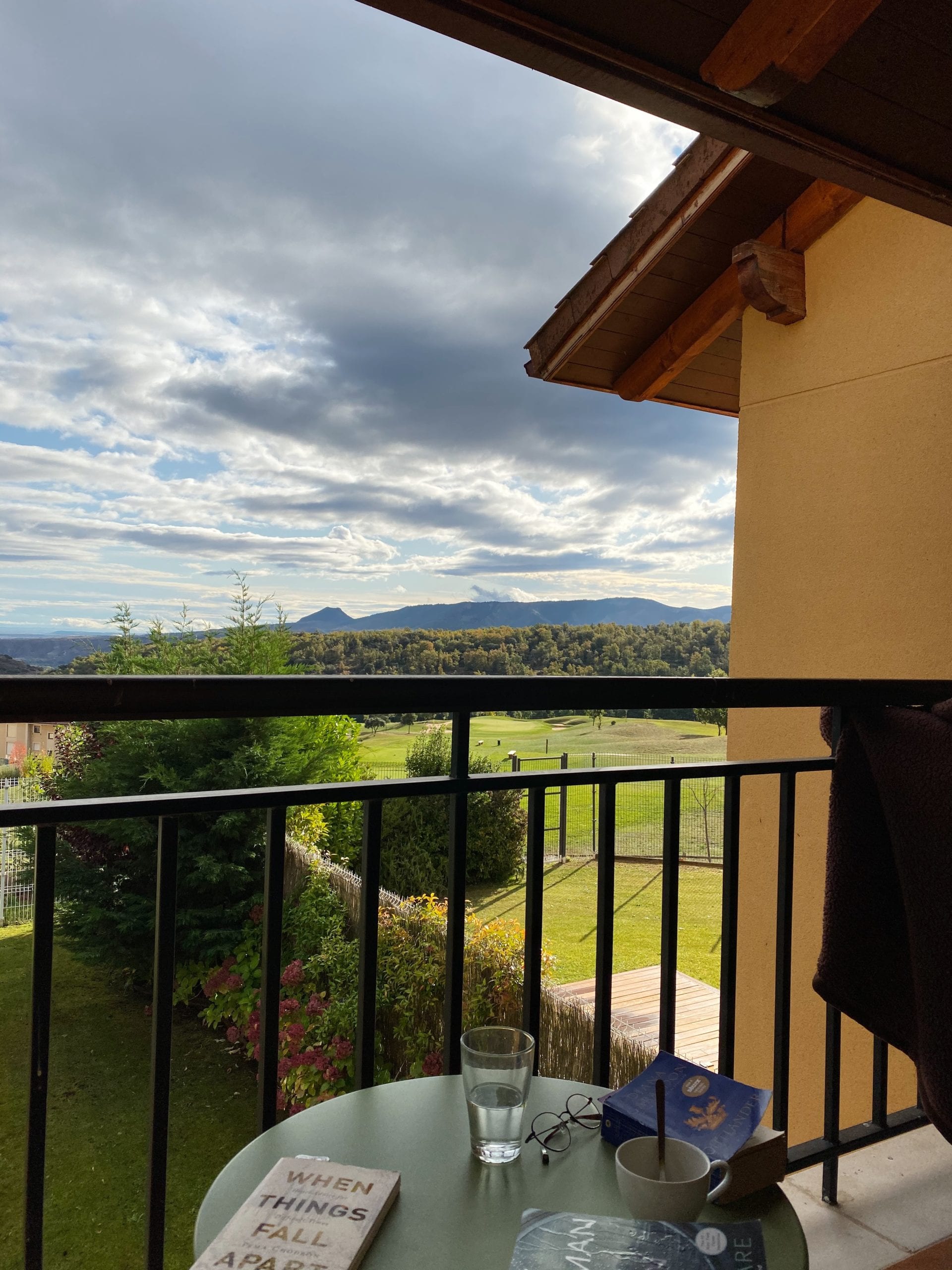 view from airbnb in La Rioja