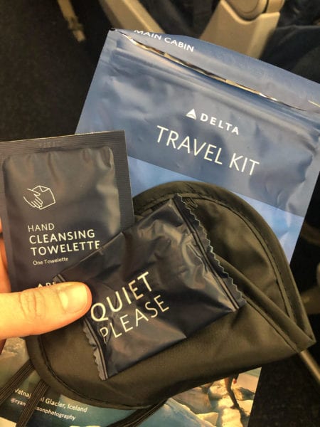 Delta's Upgraded Food, Service Flying Long-Haul Economy is a Win 3 delta food amenity kit