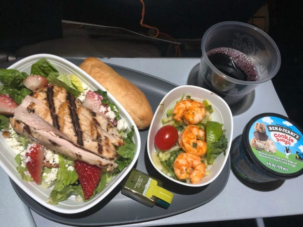 Delta's Upgraded Food, Service Flying Long-Haul Economy is a Win 6 delta food