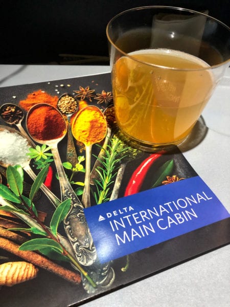 Delta's Upgraded Food, Service Flying Long-Haul Economy is a Win 4 delta bellini