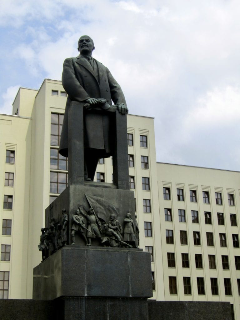 statue of Lenin, Belarus