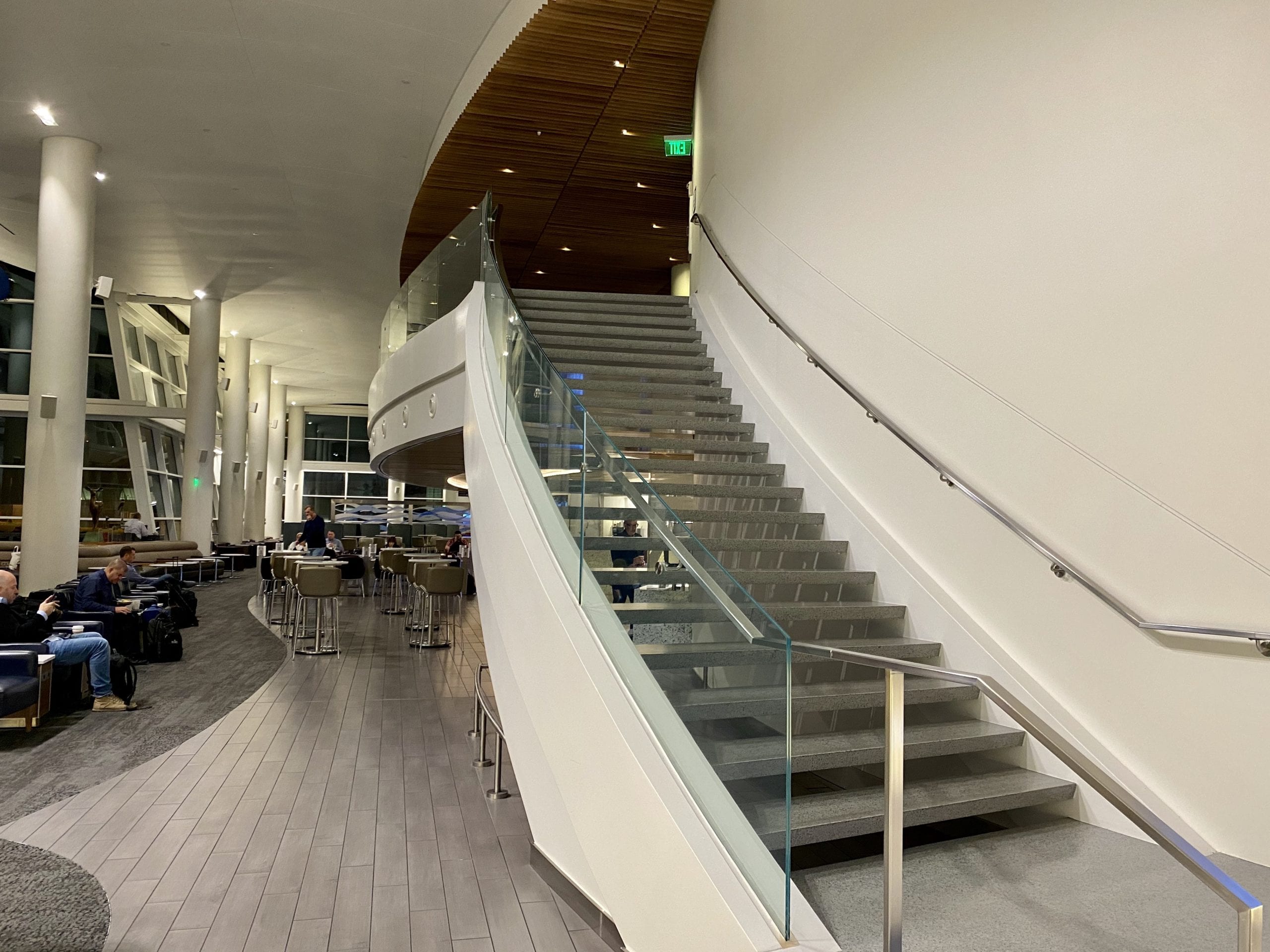 stairs delta sky club seattle