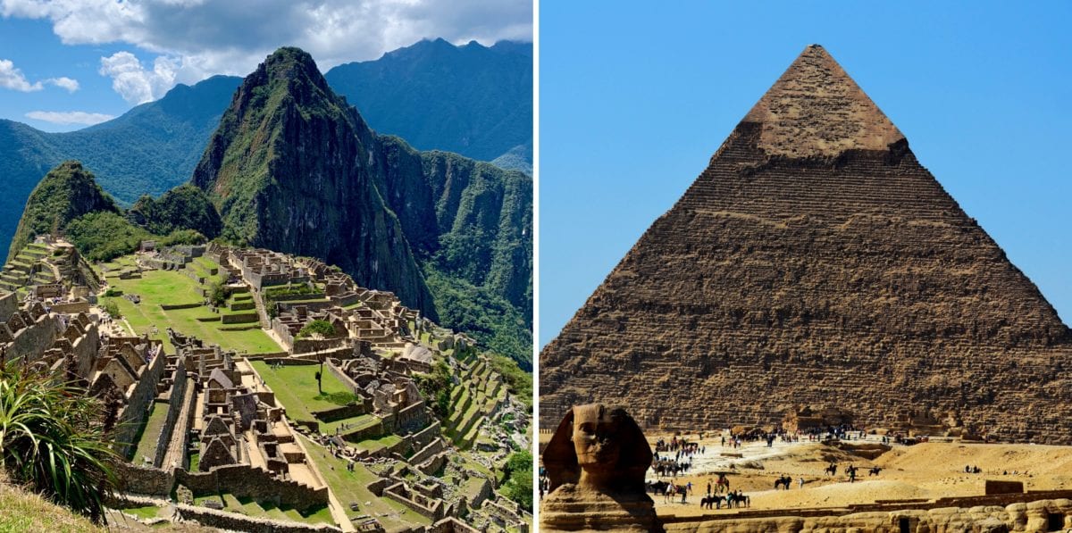 A view of a rocky mountain