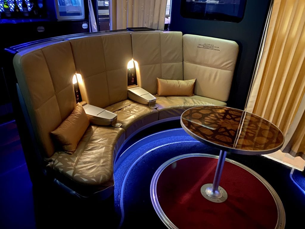 Etihad First Class lounge
