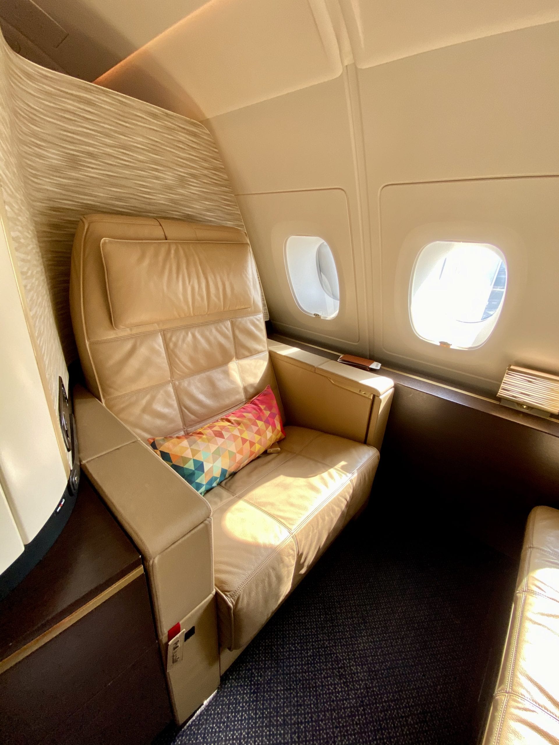 Etihad apartment seat