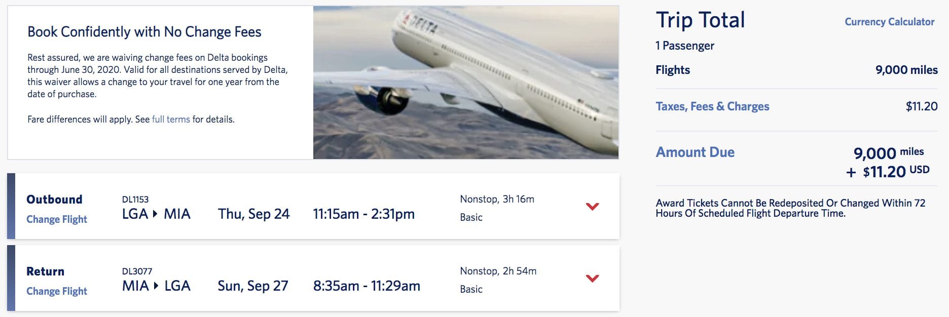 domestic skymiles deal
