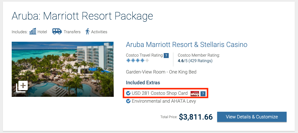 costco travel hotels