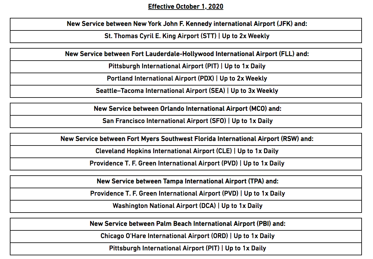 jetblue new routes