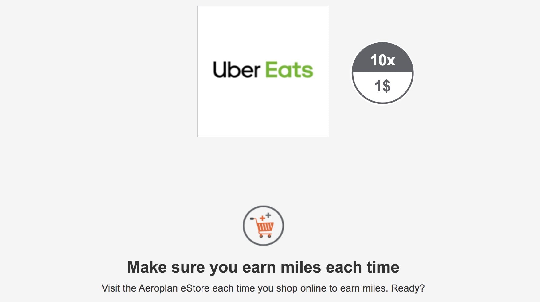 aeroplan uber eats