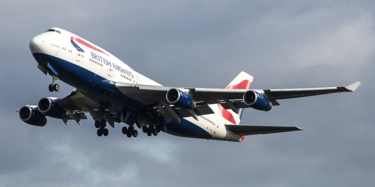 british airways 747