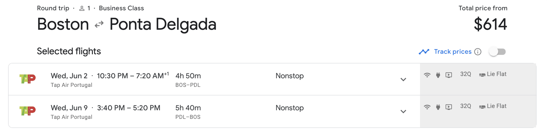 google flights pricing