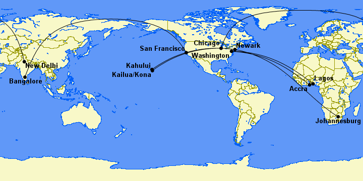 United Plans New Routes to Hawaii, India & Africa 1 united new routes