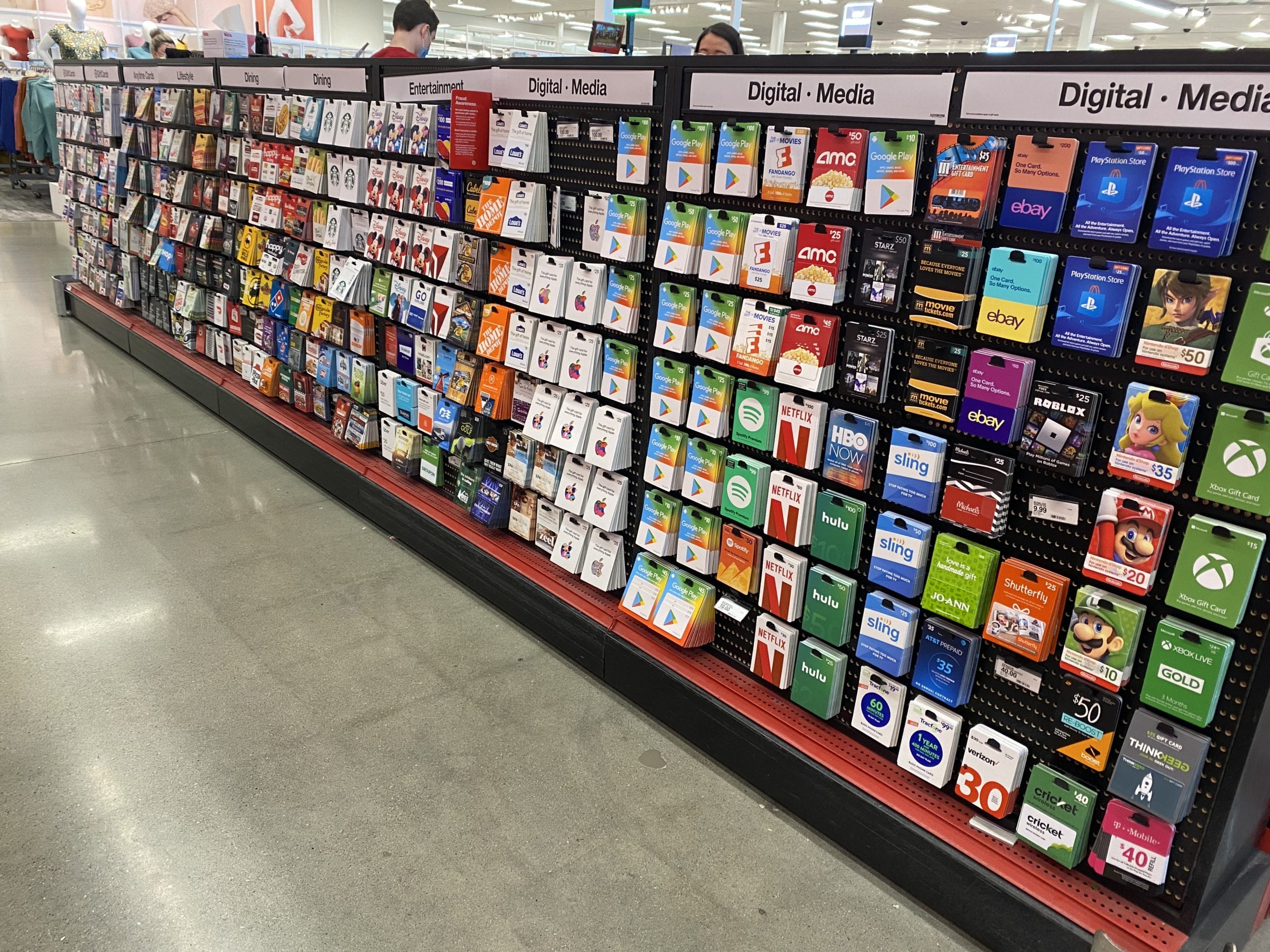 Gift Card Rack