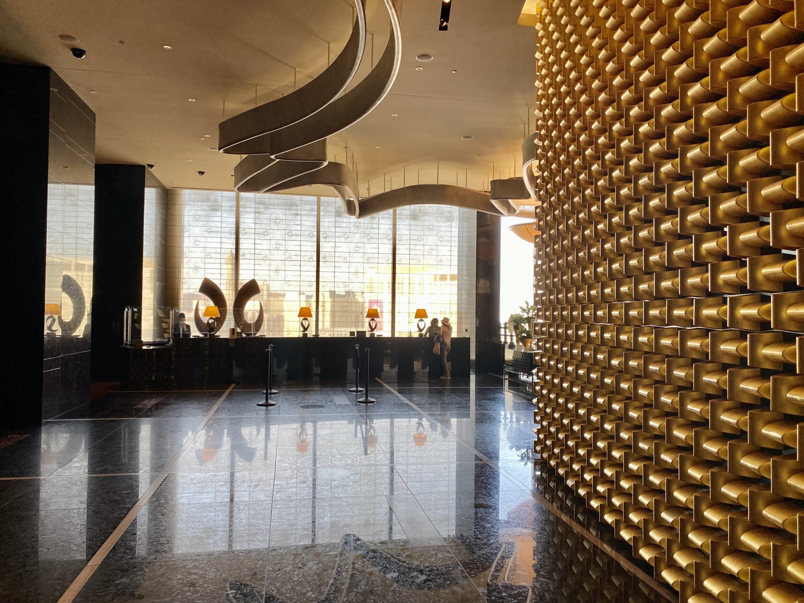 Hotel Review: Waldorf Astoria Las Vegas 33 waldorf astoria las vegas sky lobby
