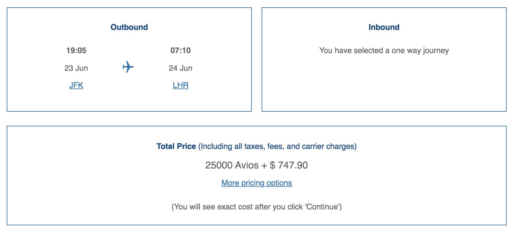 British airways avios discount