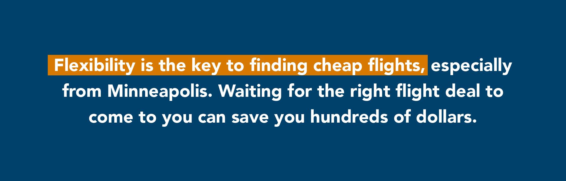 flexibility booking flights