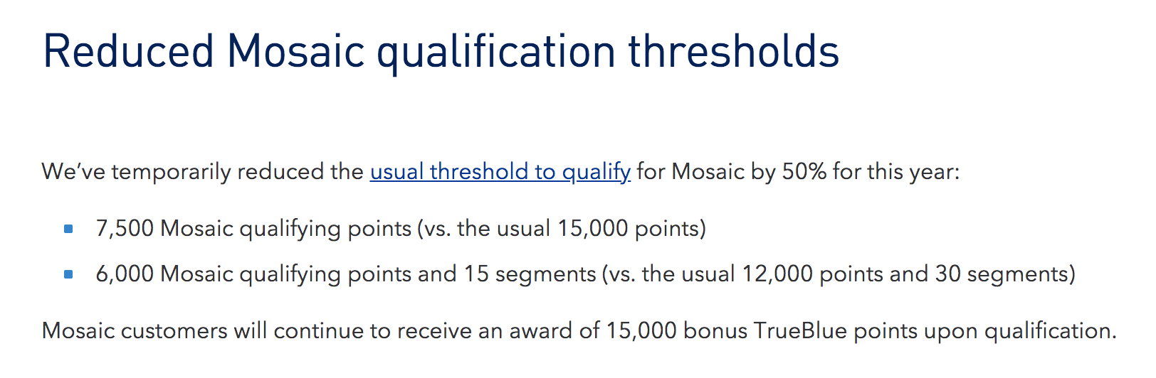jetblue status requirements