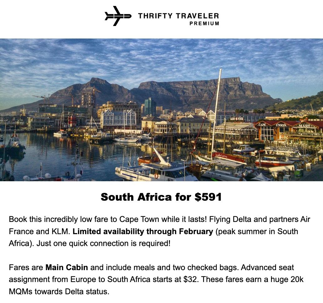 cheap flight from msp to cape town