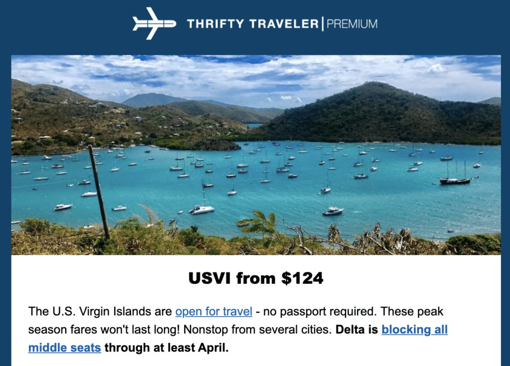 cheap flights to the us virgin islands
