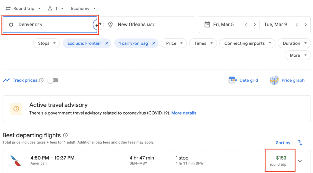 cheap flights to new orleans
