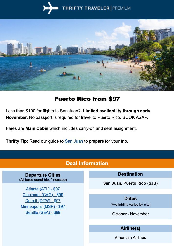 premium deal tropical