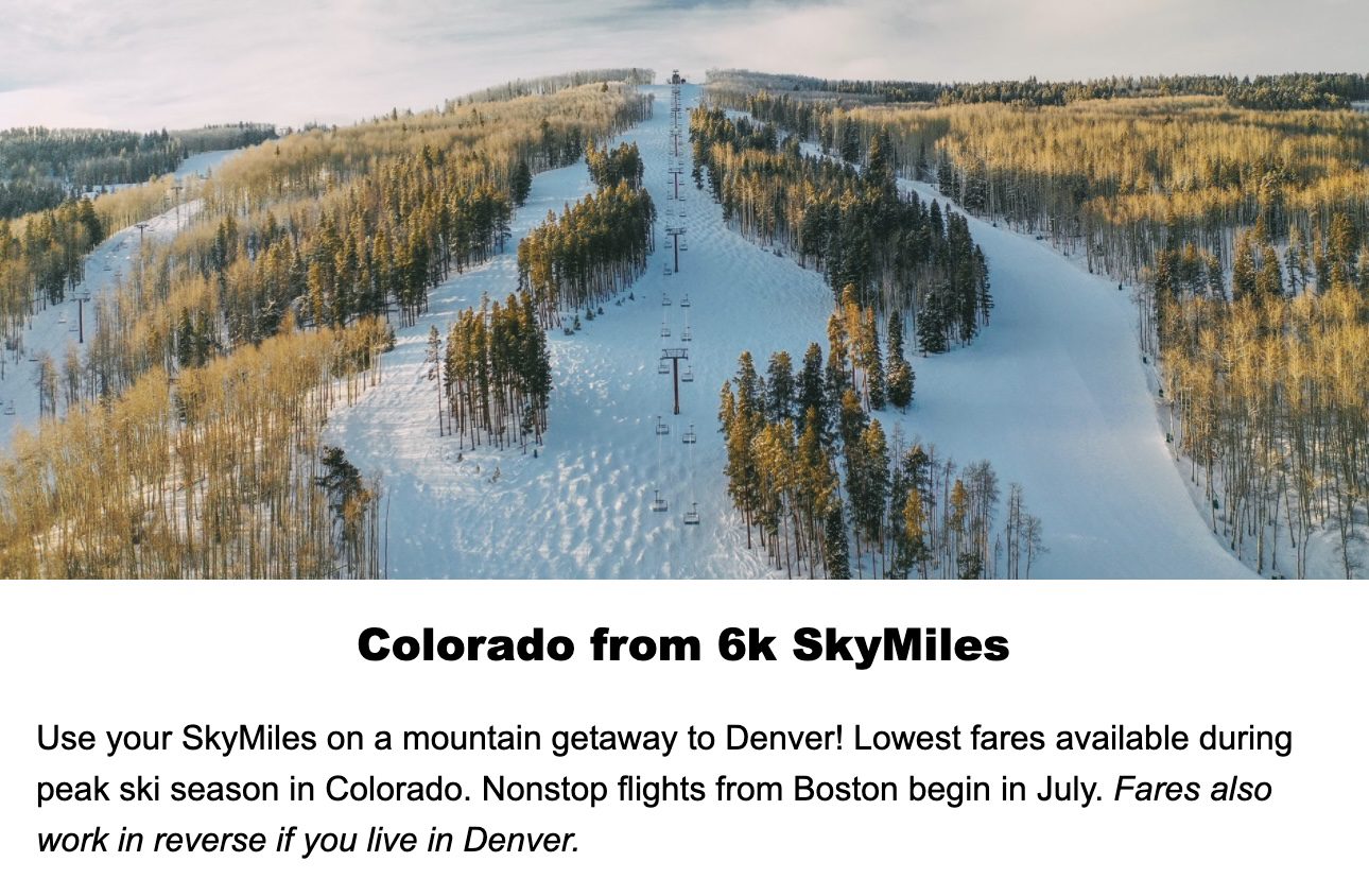 Delta SkyMiles Deals
