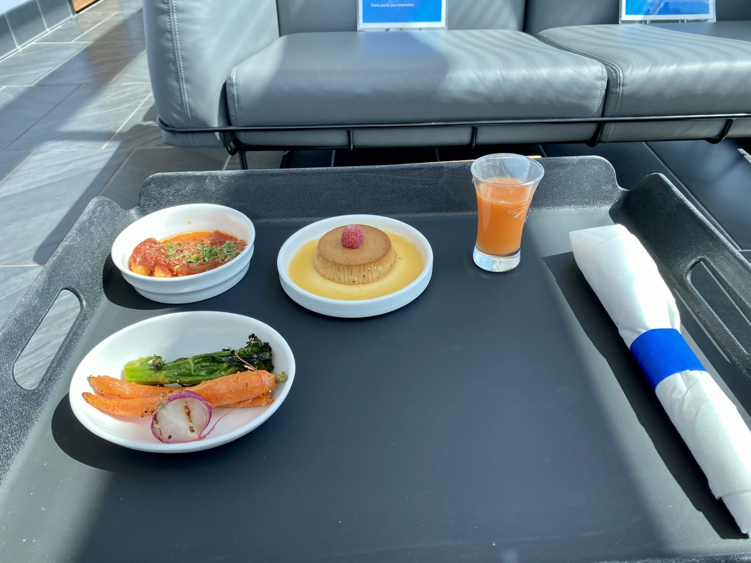 JFK Centurion Lounge food