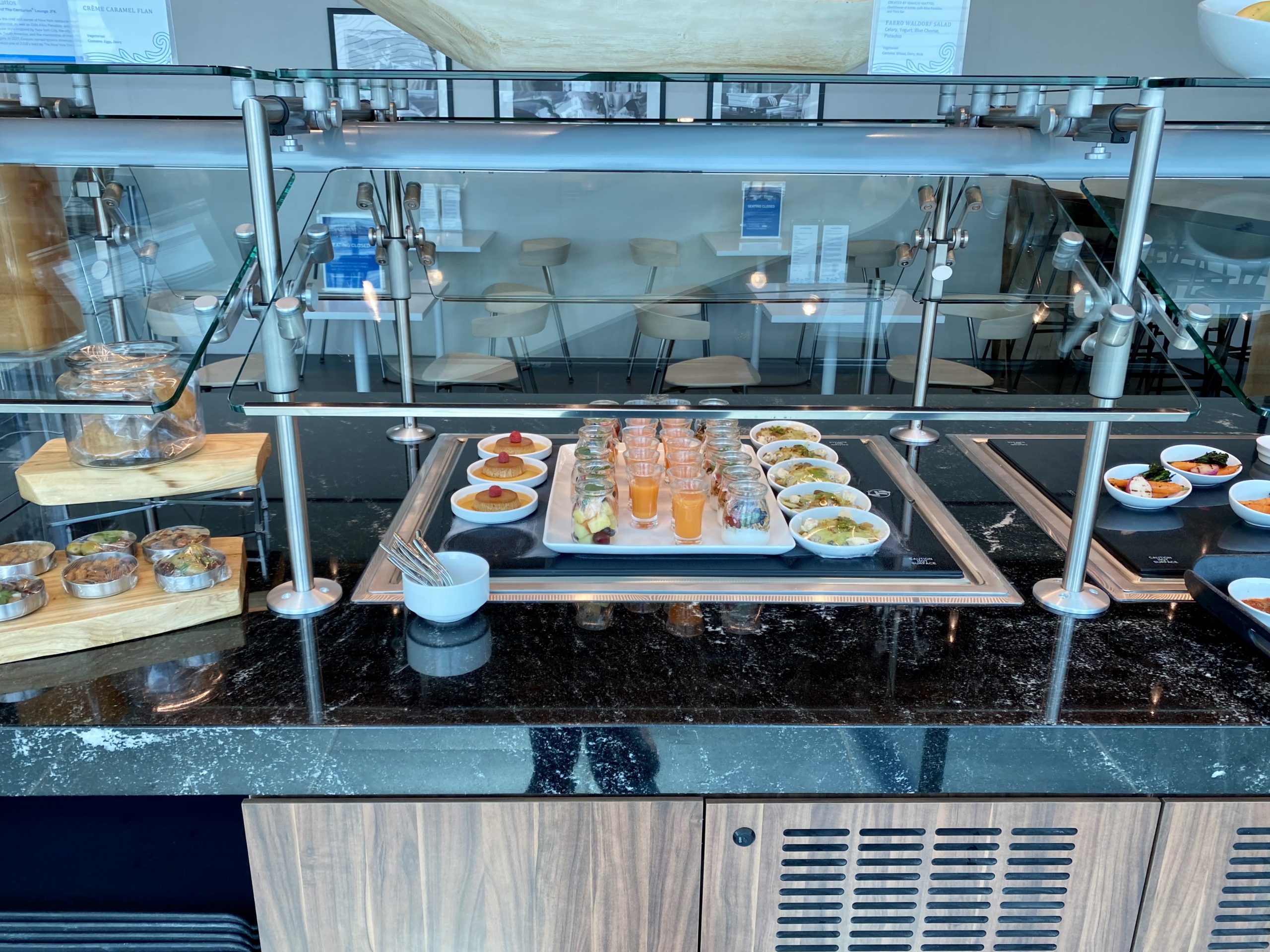 jfk centurion lounge buffet