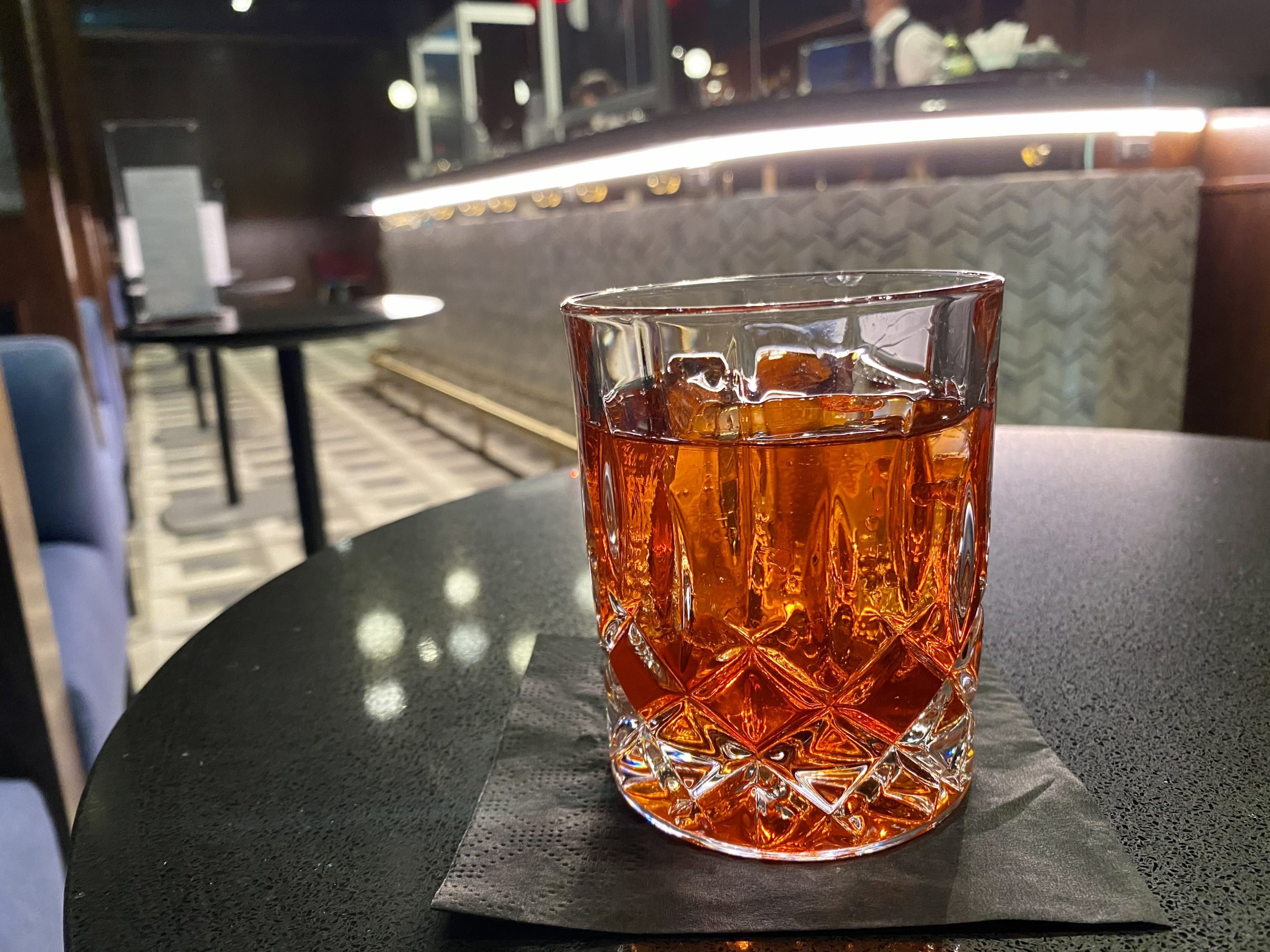 jfk centurion lounge cocktail