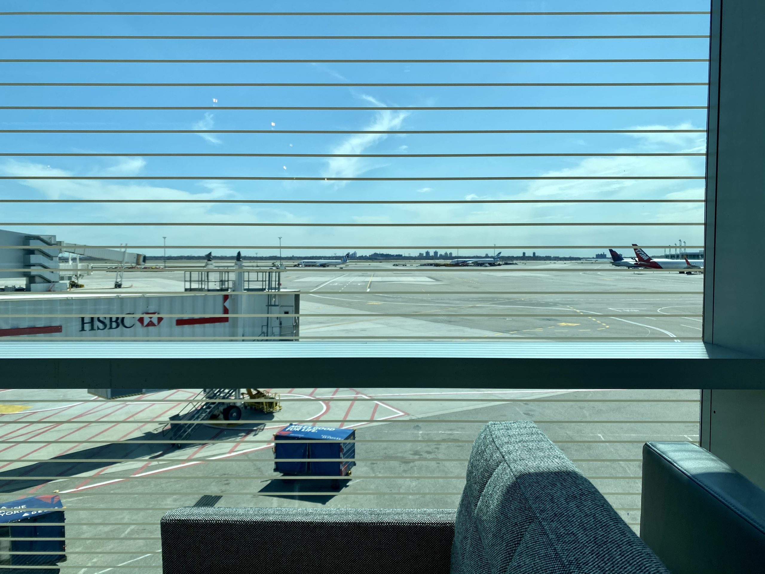 JFK Centurion Lounge tarmac view