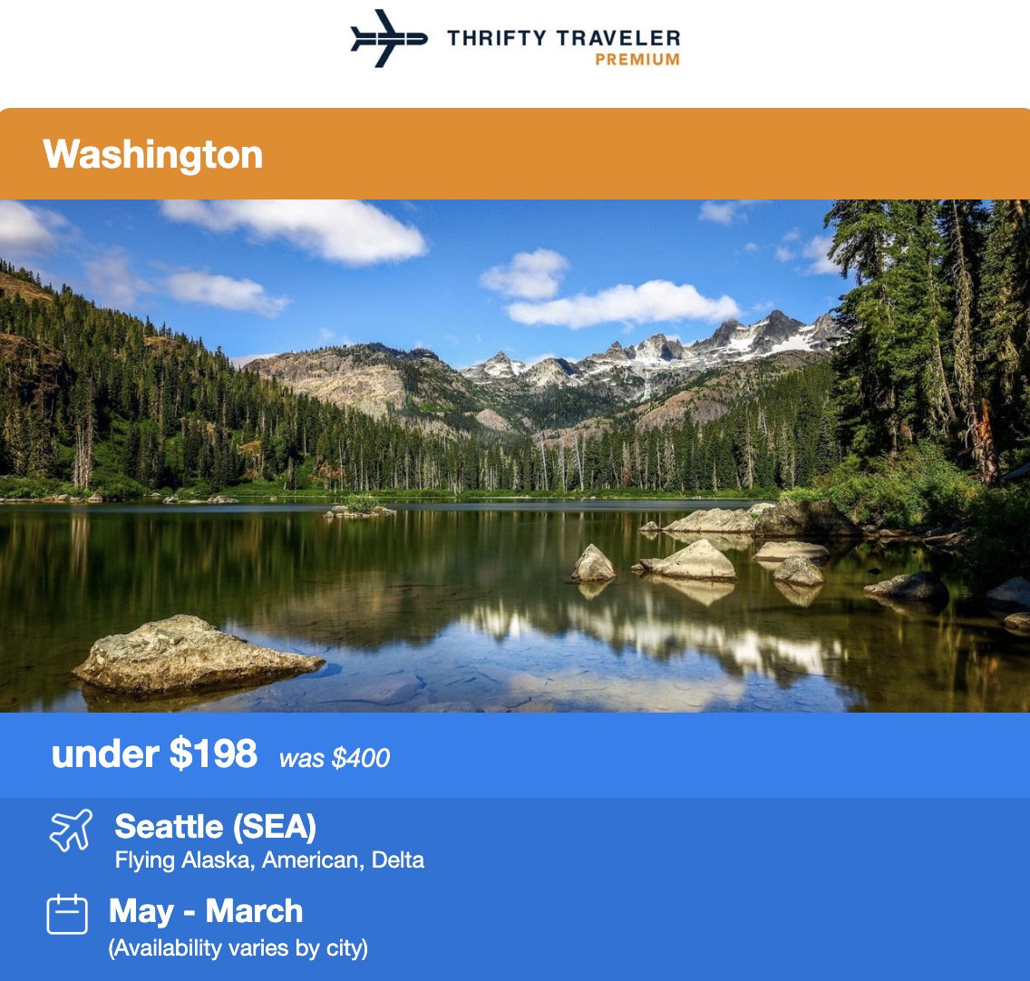 Seattle flight deal