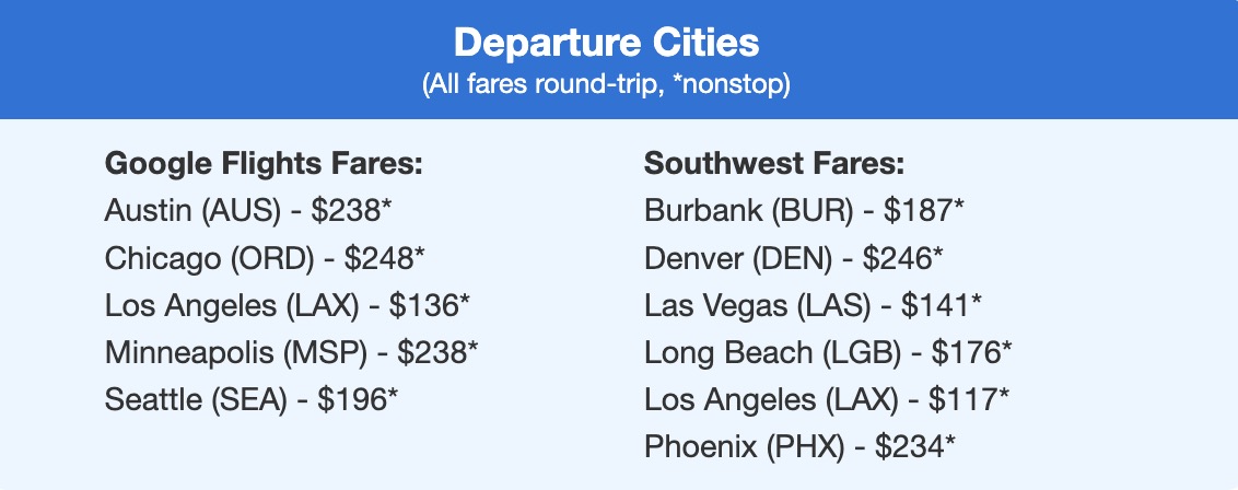 Yosemite flight deal