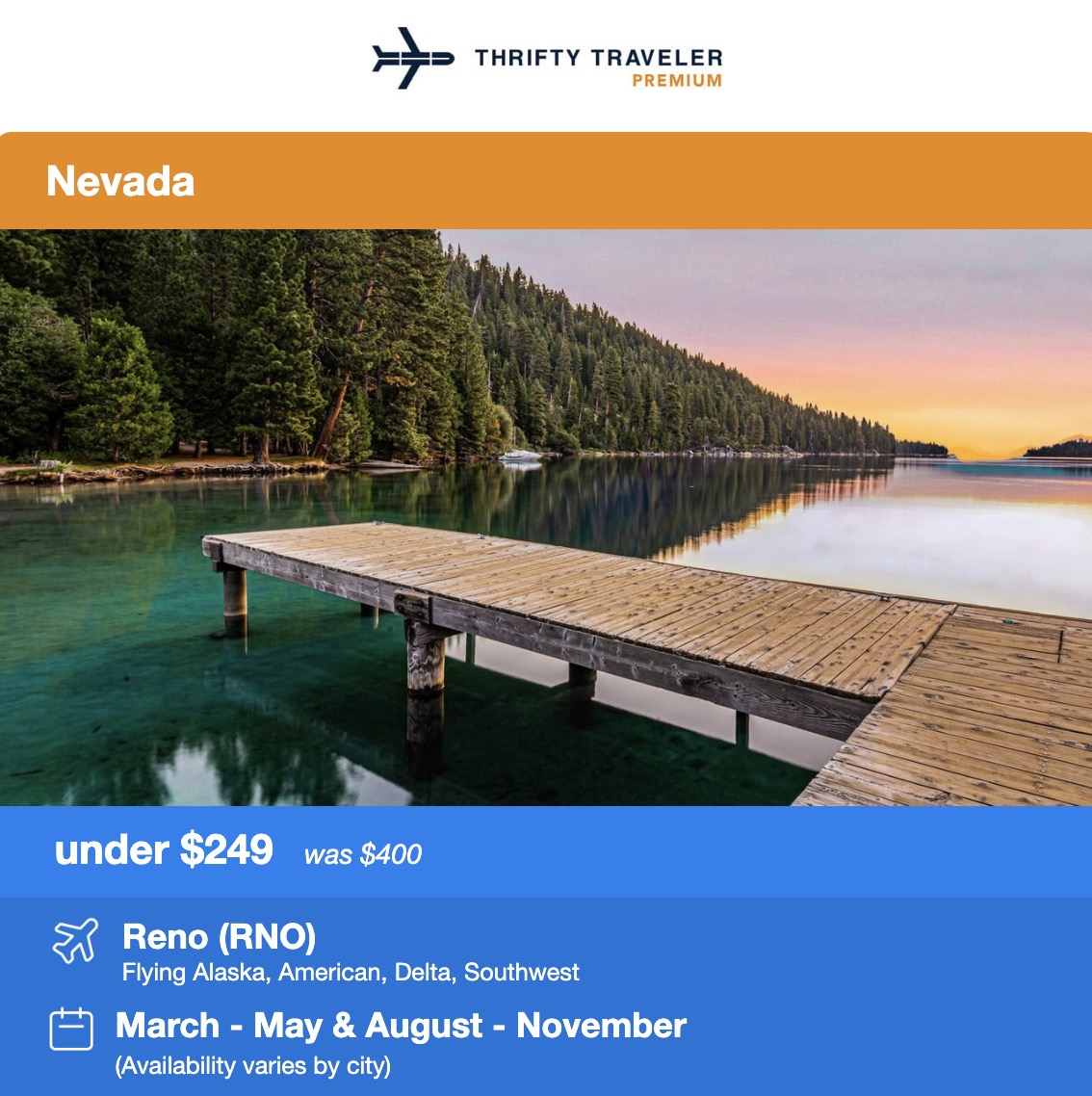 Yosemite flight deal