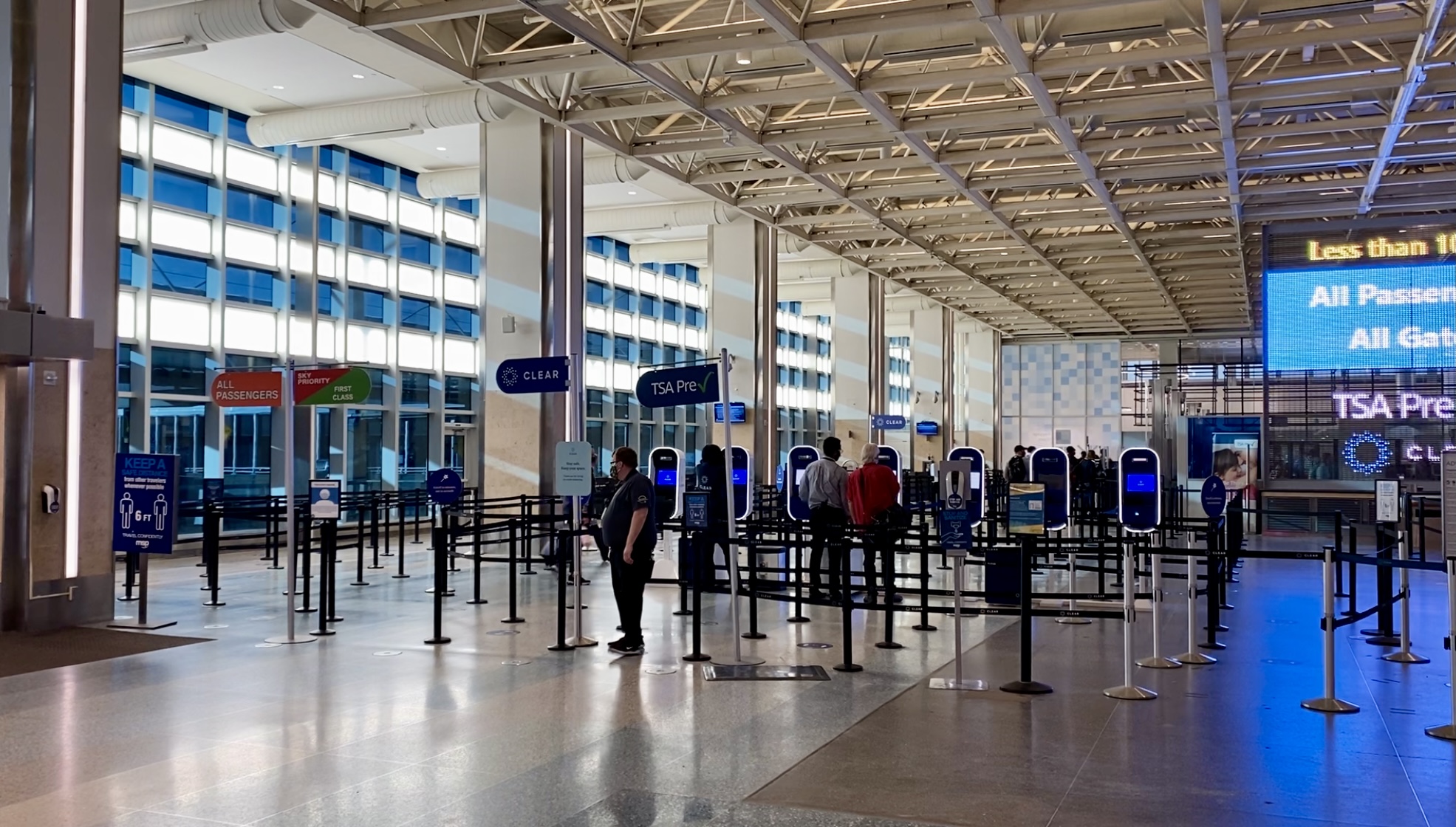 msp airport security checkpoint