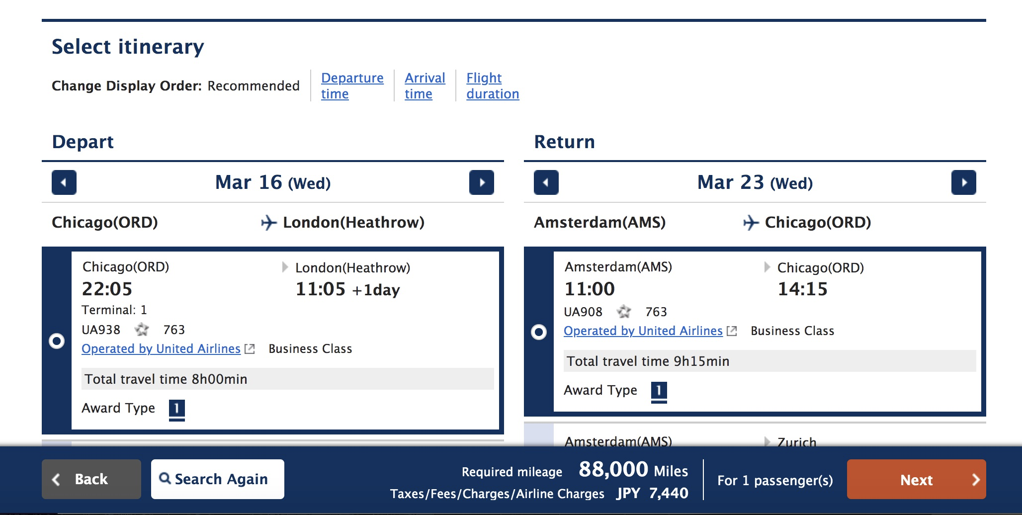 europe on points and miles