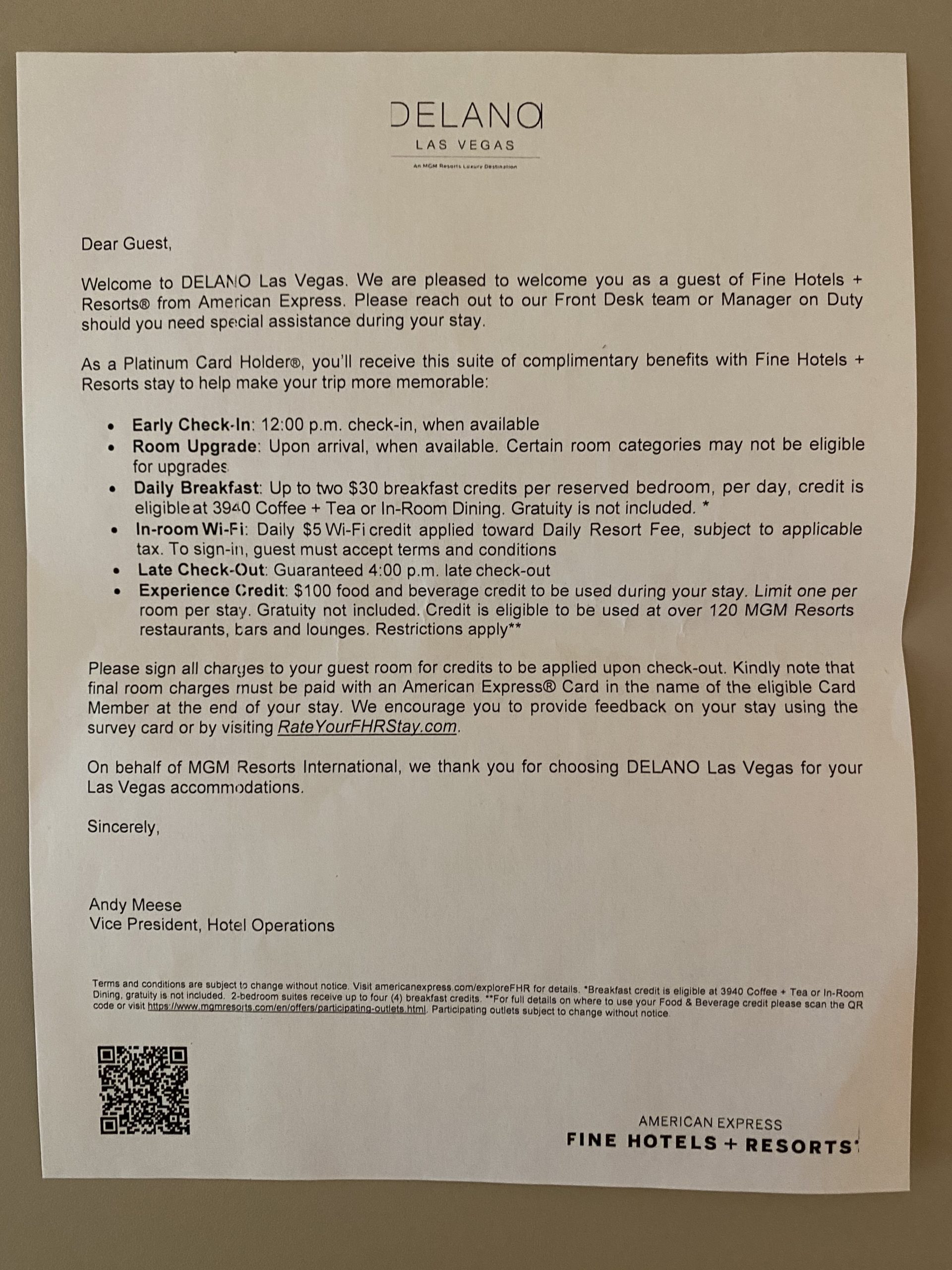delano las vegas fhr benefits